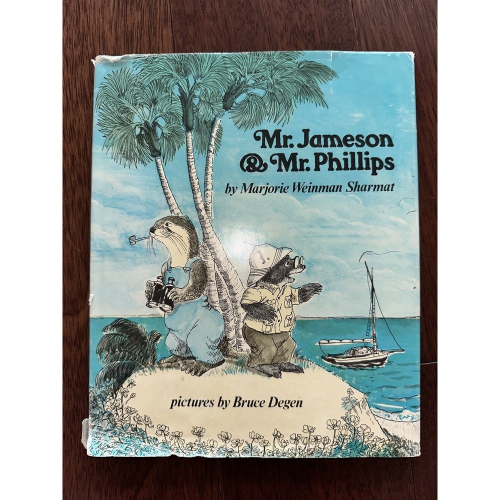MR. JAMESON & MR. PHILLIPS by SHARMAT 1979 FIRST EDITION W/DJ ILLUSTRATED DEGEN